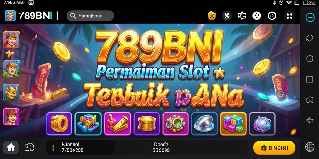 Screenshot gameplay 789BNI menunjukkan keseruan permainan Slot yang interaktif.