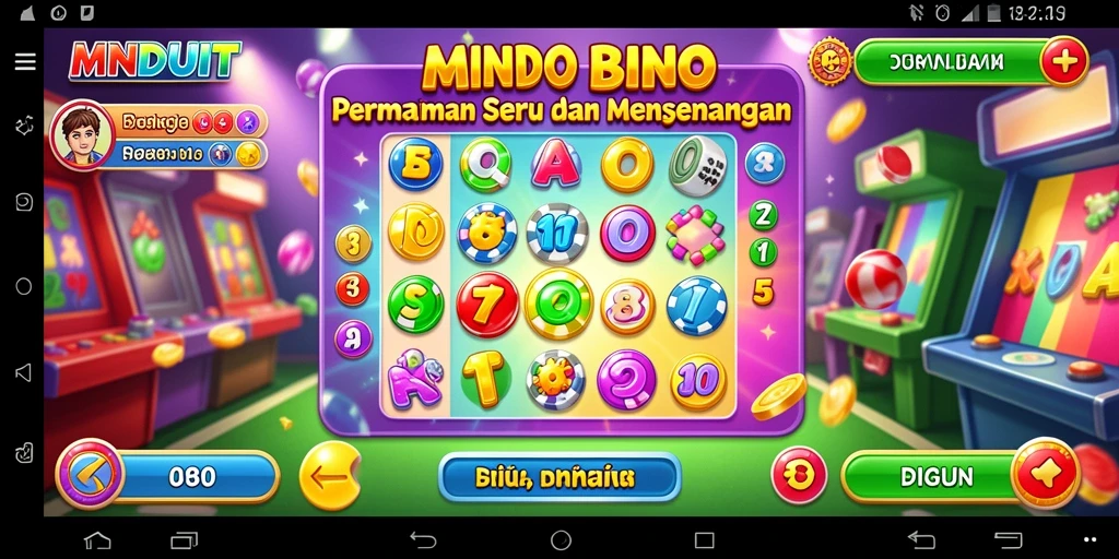 Screenshot gameplay MNDUIT menampilkan suasana Bingo yang seru dan interaktif.
