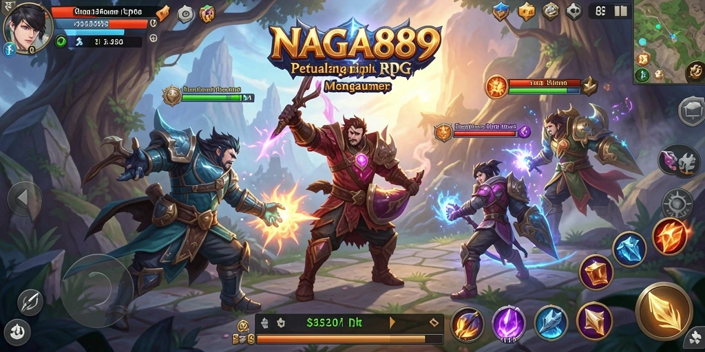 Screenshot gameplay NAGA889 yang menampilkan aksi seru dalam dunia RPG.