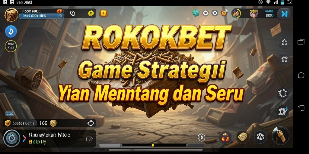 Tampilan gameplay ROKOKBET yang menegangkan dan strategis.
