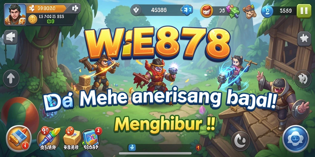 Tampilan gameplay WE878 yang menarik dan penuh warna.