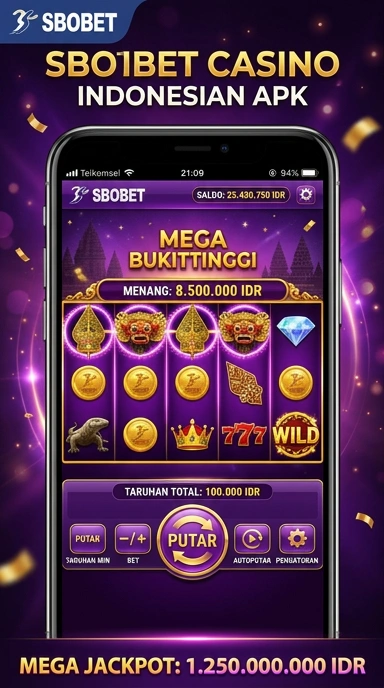 Tampilan antarmuka akun sbobet yang mudah digunakan.