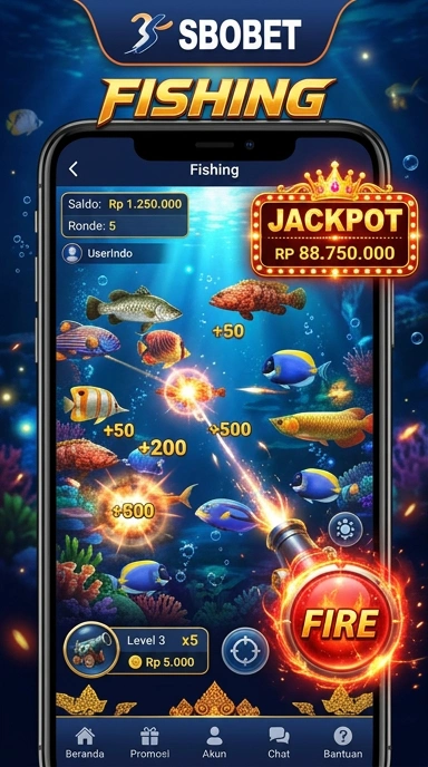 Notifikasi real-time dari aplikasi sbobet untuk setiap permainan.